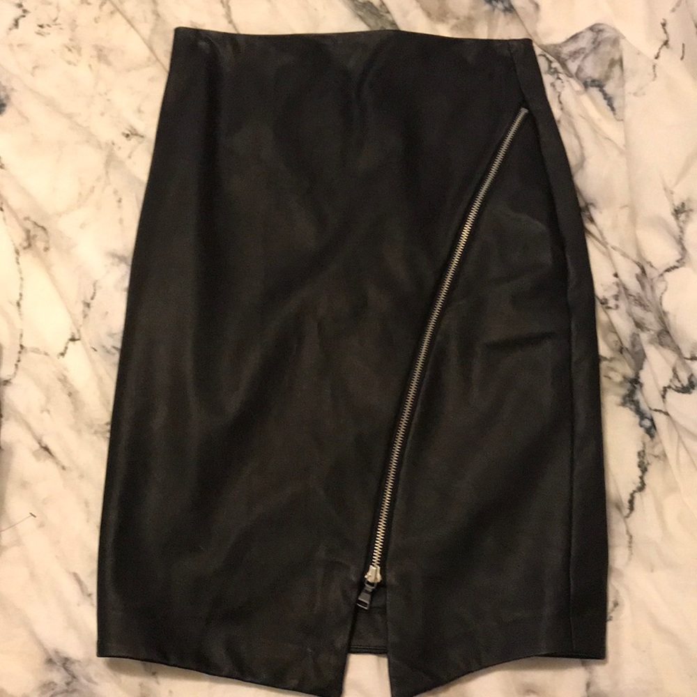 Express Faux Leather Skirt